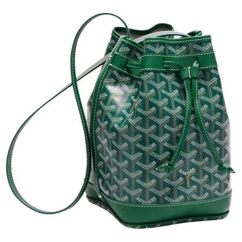 goyard green bucket bag|goyard petit flot bucket bag.